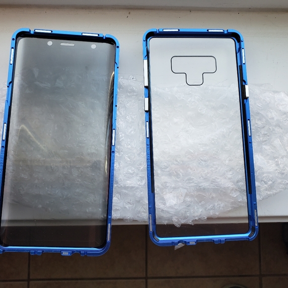 Samsung Galaxy Note 9 Case 360°Full Cover Magnetic Glass Case - Picture 2 of 6